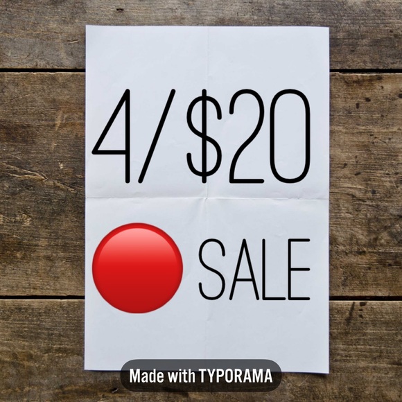Bundle or like 4 items marked with 🔴 and I will send you and offer of $20. - Picture 1 of 1